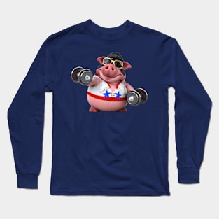 pig star Long Sleeve T-Shirt